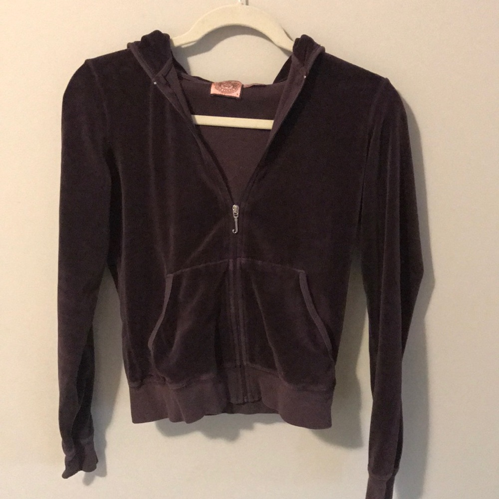 Purple Juicy couture long sleep zip up